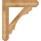 Ekena Millwork Olympic Craftsman Rough Sawn Bracket w/ Offset Brace, Western Red Cedar, 8"W x 34"D x 38"H BKT0806X34X38OLY04RWR - alternate 4